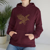 Eagle Flight Sweatshirt | Abstract Unisex Hooded Hoodie Sweatshirt