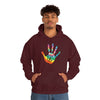 Chill Stitch –Tie-dye Peace Hand - Unisex Hooded Hoodie Sweatshirt – Embrace Your Vibe
