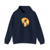 Pizza Moon Bike Ride Sweatshirt | Abstract Unisex Hooded Hoodie Sweatshirt