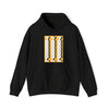 Abstract Shapes V1 Horizontal Scribe | Abstract | Minimalist | Modern Unisex Hooded Hoodie Sweatshirt | Embrace Your Vibe