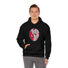 Jason Friday Halloween | Unisex Hooded Hoodie Sweatshirt | Embrace Your Vibe | Calligram Word Design