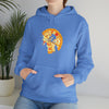 Pizza Moon Bike Ride Sweatshirt | Abstract Unisex Hooded Hoodie Sweatshirt