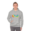 Chill Stitch – VW Tie-dye Van - Unisex Hooded Hoodie Sweatshirt – Embrace Your Vibe