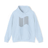 Abstract Shapes V3 Wave Lines | Abstract | Minimalist | Modern Unisex Hooded Hoodie Sweatshirt | Embrace Your Vibe