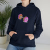 Doughnut Barbell Foodie Sweatshirt | Abstract Unisex Hooded Hoodie Sweatshirt