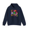 Halloween Sweatshirt | Spooky Season Specimen Jars | Unisex Hooded Hoodie Sweatshirt