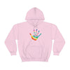 Chill Stitch –Tie-dye Peace Hand - Unisex Hooded Hoodie Sweatshirt – Embrace Your Vibe
