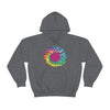 Chill Stitch – Girl Power Tie-Dye - Unisex Hooded Hoodie Sweatshirt – Embrace Your Vibe