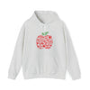 Teacher Life Sweatshirt | Teaching Flower Apple | Unisex Hooded Hoodie Sweatshirt