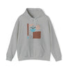 Abstract Shapes V11 Flower Pot Sun Rain | Abstract | Minimalist | Modern | Unisex Hooded Hoodie Sweatshirt | Embrace Your Vibe
