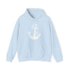 Floral Boat Anchor Boating Sweatshirt | Unisex Hooded Hoodie Sweatshirt