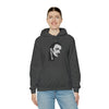 Salvador Dali Artist | Unisex Hooded Hoodie Sweatshirt | Calligram Word Design