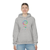 Chill Stitch – Peace Live Frog Tie-Dye - Unisex Hooded Hoodie Sweatshirt – Embrace Your Vibe