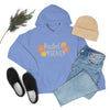 Chill Stitch – Radiate Positivity - Unisex Hooded Hoodie Sweatshirt – Embrace Your Vibe