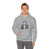 Kurt Cobain | Unisex Hooded Hoodie Sweatshirt | Embrace Your Vibe | Calligram Word Design