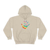 Chill Stitch –Tie-dye Peace Hand - Unisex Hooded Hoodie Sweatshirt – Embrace Your Vibe