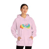 Chill Stitch – VW Tie-dye Van - Unisex Hooded Hoodie Sweatshirt – Embrace Your Vibe