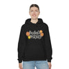 Chill Stitch – Radiate Positivity - Unisex Hooded Hoodie Sweatshirt – Embrace Your Vibe