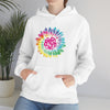 Chill Stitch – Girl Power Tie-Dye - Unisex Hooded Hoodie Sweatshirt – Embrace Your Vibe