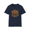 Burger Food Foodie | Abstract | Minimalist | Modern | Unisex Soft Style Tee T-Shirt | Embrace Your Vibe