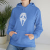Ghost Face Bats Halloween Sweatshirt | Abstract Unisex Hooded Hoodie Sweatshirt