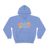 Chill Stitch – Radiate Positivity - Unisex Hooded Hoodie Sweatshirt – Embrace Your Vibe
