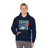 Chill Stitch – Peace & Love - Unisex Hooded Hoodie Sweatshirt – Embrace Your Vibe