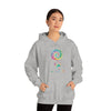Chill Stitch – Peace Live Frog Tie-Dye - Unisex Hooded Hoodie Sweatshirt – Embrace Your Vibe