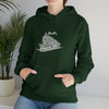 Chill Stitch – Train Locomotive Song Music Notes | Abstract | Minimalist | Modern - Unisex Hooded Hoodie Sweatshirt – Embrace Your Vibe