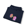 Doughnut Barbell Foodie Sweatshirt | Abstract Unisex Hooded Hoodie Sweatshirt