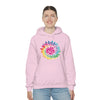 Chill Stitch – Girl Power Tie-Dye - Unisex Hooded Hoodie Sweatshirt – Embrace Your Vibe