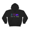 Chill Stitch – Peace Love Camping - Unisex Hooded Hoodie Sweatshirt – Embrace Your Vibe
