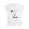 Just Breath Shirt | Dandelion Relaxation | Women's Soft style Tee T-Shirt
