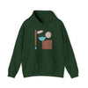 Abstract Shapes V11 Flower Pot Sun Rain | Abstract | Minimalist | Modern | Unisex Hooded Hoodie Sweatshirt | Embrace Your Vibe