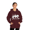 Bear Always Take Scenic Route | Unisex Hooded Hoodie Sweatshirt | Embrace Your Vibe