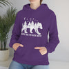 Bear Always Take Scenic Route | Unisex Hooded Hoodie Sweatshirt | Embrace Your Vibe