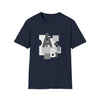 Abstract Letter Shapes V8 | Unisex Soft Style Tee T-Shirt | Embrace Your Vibe