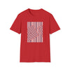 Abstract Woven Fabric Shapes V30 | Unisex Soft Style Tee T-Shirt | Embrace Your Vibe