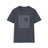 Abstract Dotted Square Flag Shape V4 | Unisex Soft Style Tee T-Shirt | Embrace Your Vibe