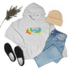Chill Stitch – VW Tie-dye Van - Unisex Hooded Hoodie Sweatshirt – Embrace Your Vibe