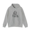 Benjamin Franklin | Unisex Hooded Hoodie Sweatshirt | Embrace Your Vibe | Calligram Word Design