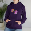 Doughnut Barbell Foodie Sweatshirt | Abstract Unisex Hooded Hoodie Sweatshirt