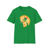 Pizza Moon Bike Ride Shirt | Abstract Unisex Soft Style Tee T-Shirt