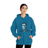 Bill Gates | Unisex Hooded Hoodie Sweatshirt | Embrace Your Vibe | Calligram Word Design