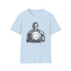 Michael Jordan Basketball | Unisex Soft Style Tee T-Shirt | Calligram Word Design