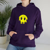 Smiley Sweatshirt | Forest Moon | Abstract Unisex Hooded Hoodie Sweatshirt