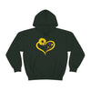 Butterflies Sunflower | Unisex Hooded Hoodie Sweatshirt | Embrace Your Vibe