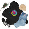 Chill Stitch – Girl Power Tie-Dye - Unisex Hooded Hoodie Sweatshirt – Embrace Your Vibe