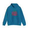 Teacher Life Sweatshirt | Teaching Flower Apple | Unisex Hooded Hoodie Sweatshirt