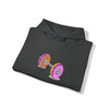 Doughnut Barbell Foodie Sweatshirt | Abstract Unisex Hooded Hoodie Sweatshirt
